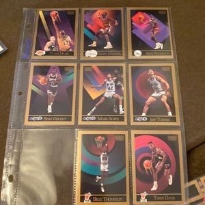 NBA lot of 8 trading cards mixed lot basketball cards skybox